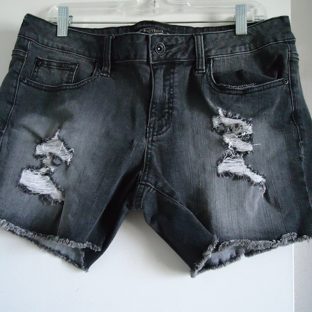 Black Wash Shorts